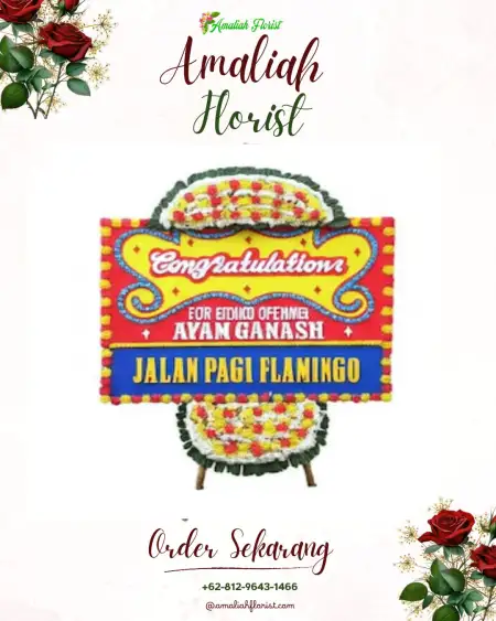 Sewa Papan Bunga Sepanjang